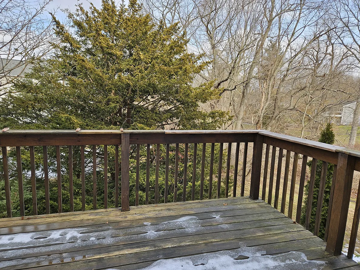 Deck in rear of the unit off the dining area - 754 Long Hill Rd