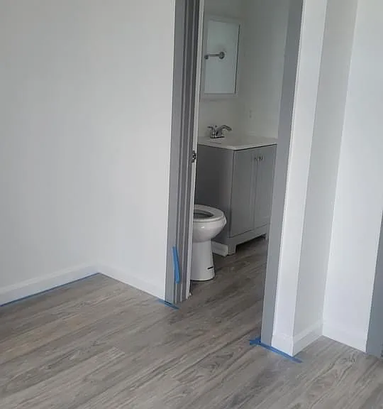 Half bath in master.