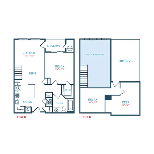 Floor plan Quincy A1 Loft