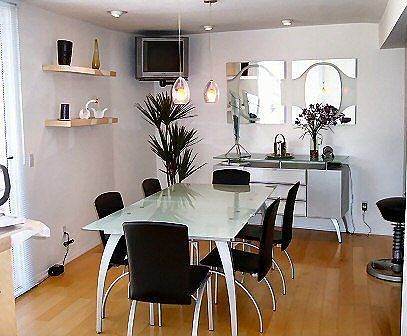modern dining area