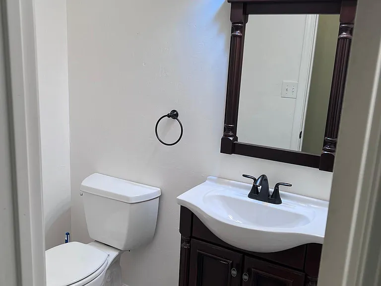 Upstairs- main living level guest 1/2 bath