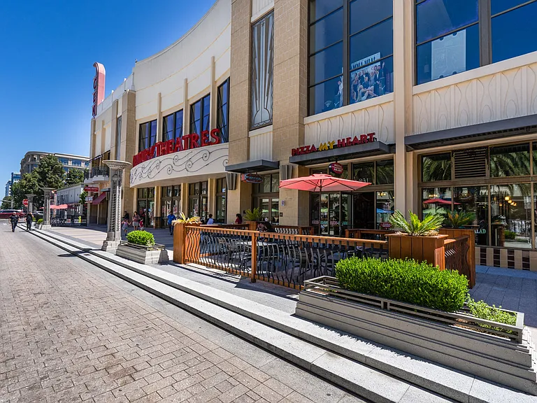 Shopping and dining is just a block away