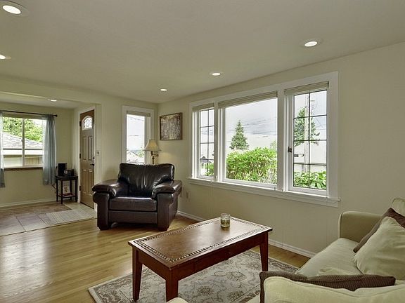 Note the tile entry at the front door. Enjoy the view from the living room as well.