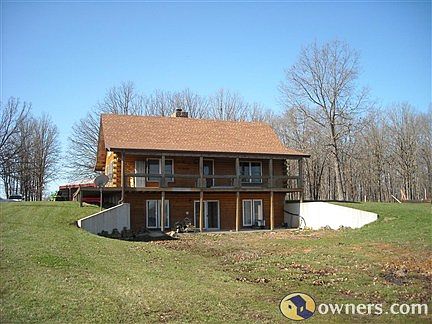 Log Home with 75 acre farm buildings, woods, ponds great views