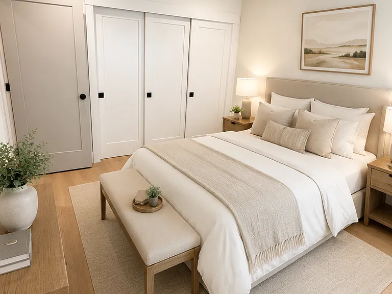 Versatile bedroom perfect for guests, family or home office