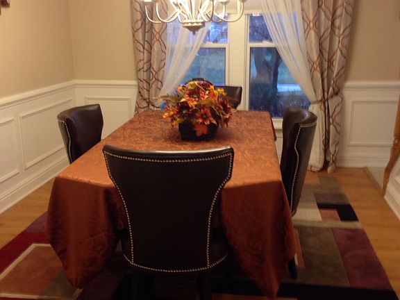 Dining rm w/ wainscoting 