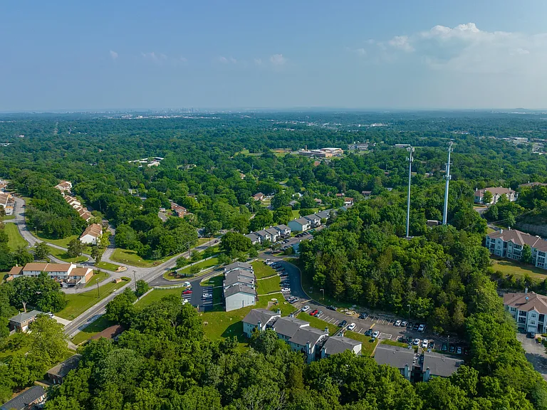 Aerial view of the community