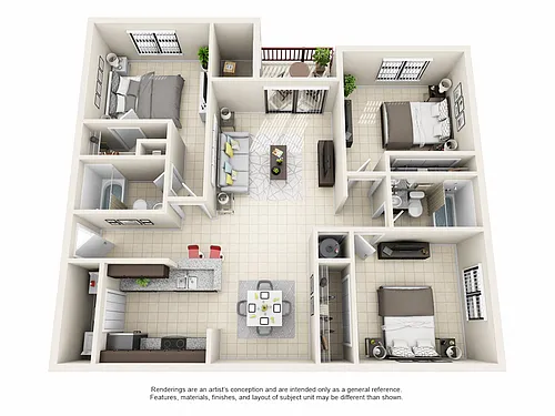 Floor plan Model C
