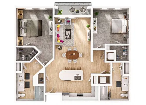 Floor plan B2A-3