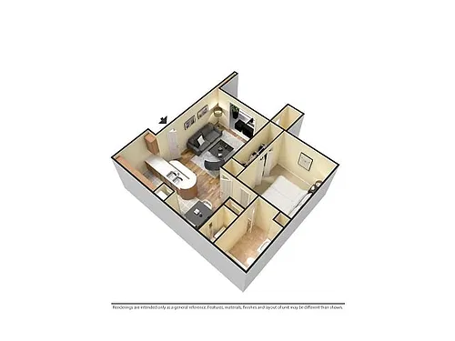 Floor plan 1 Bedroom