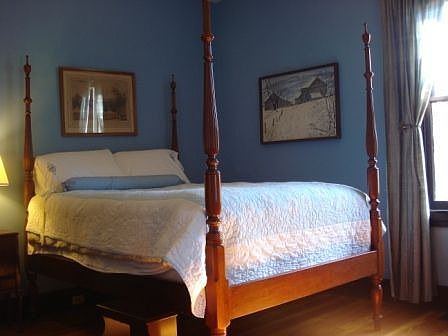 One of the 1st floor Bedrooms has tons of natural light and a large closet!