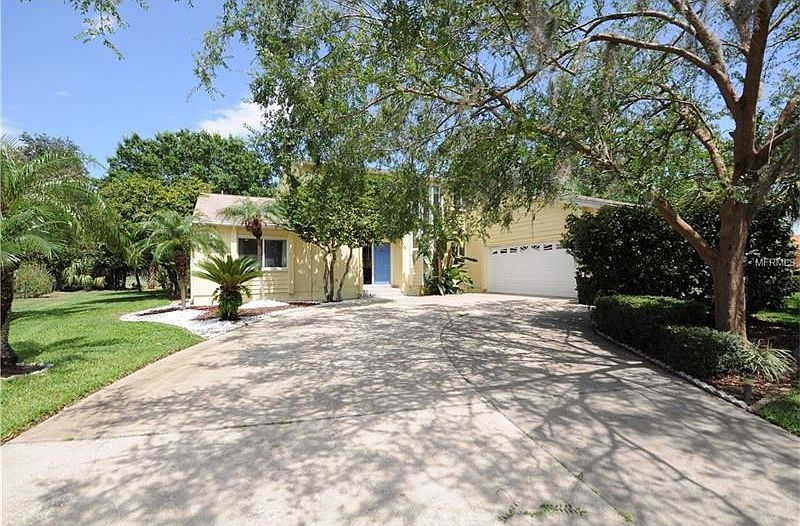 Front Entry with partial circular driveway