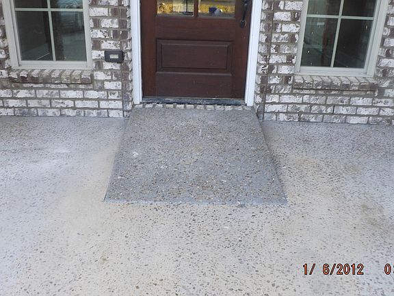 Ramp in front of house