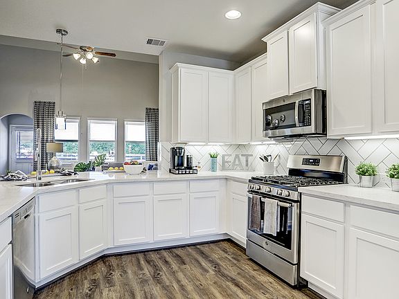 Cozy kitchen open to great room