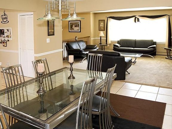 Dining room into living room