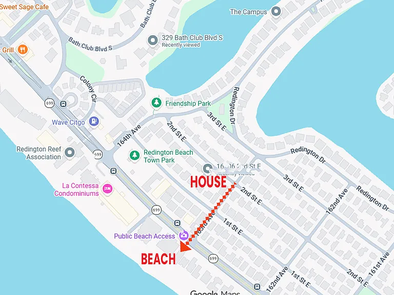 240 steps to the beach and 200 steps to Trolley stop. Easy and safe beach access.