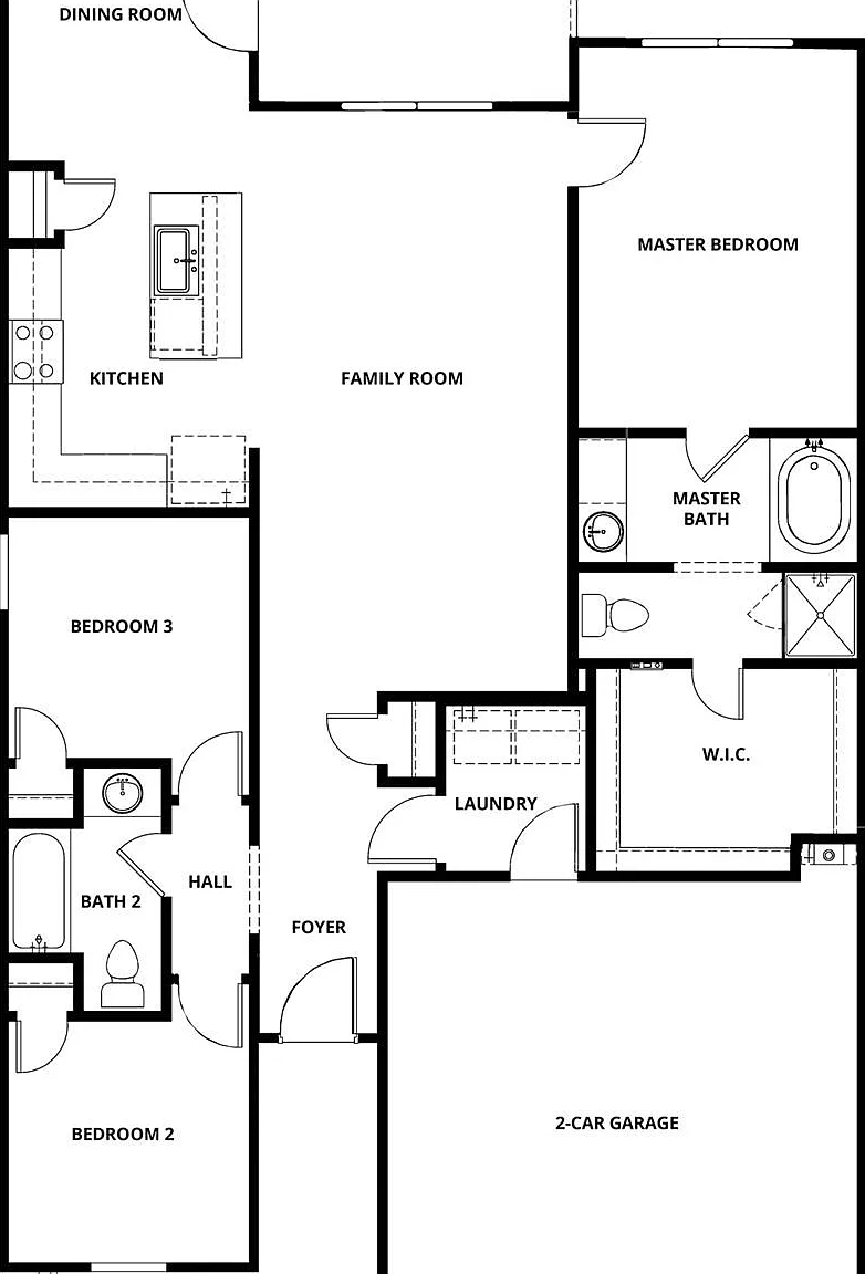 3 bed, 2.0 bath, 1400 sqft, $2,490 — Photo 3