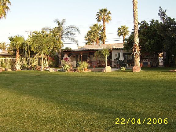 Backyard with Golf Course