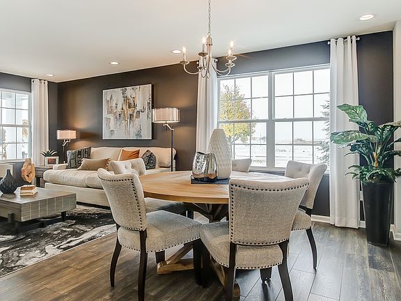 Dining room with natural light