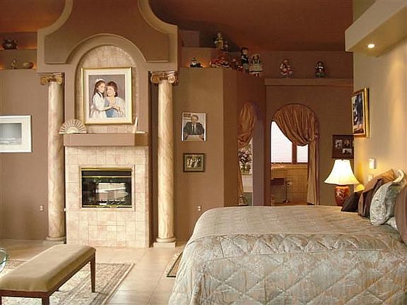 Spacious Master with Lovely Views