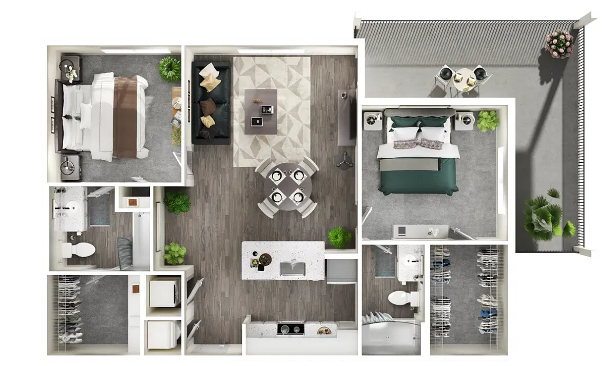 Floor plan B2
