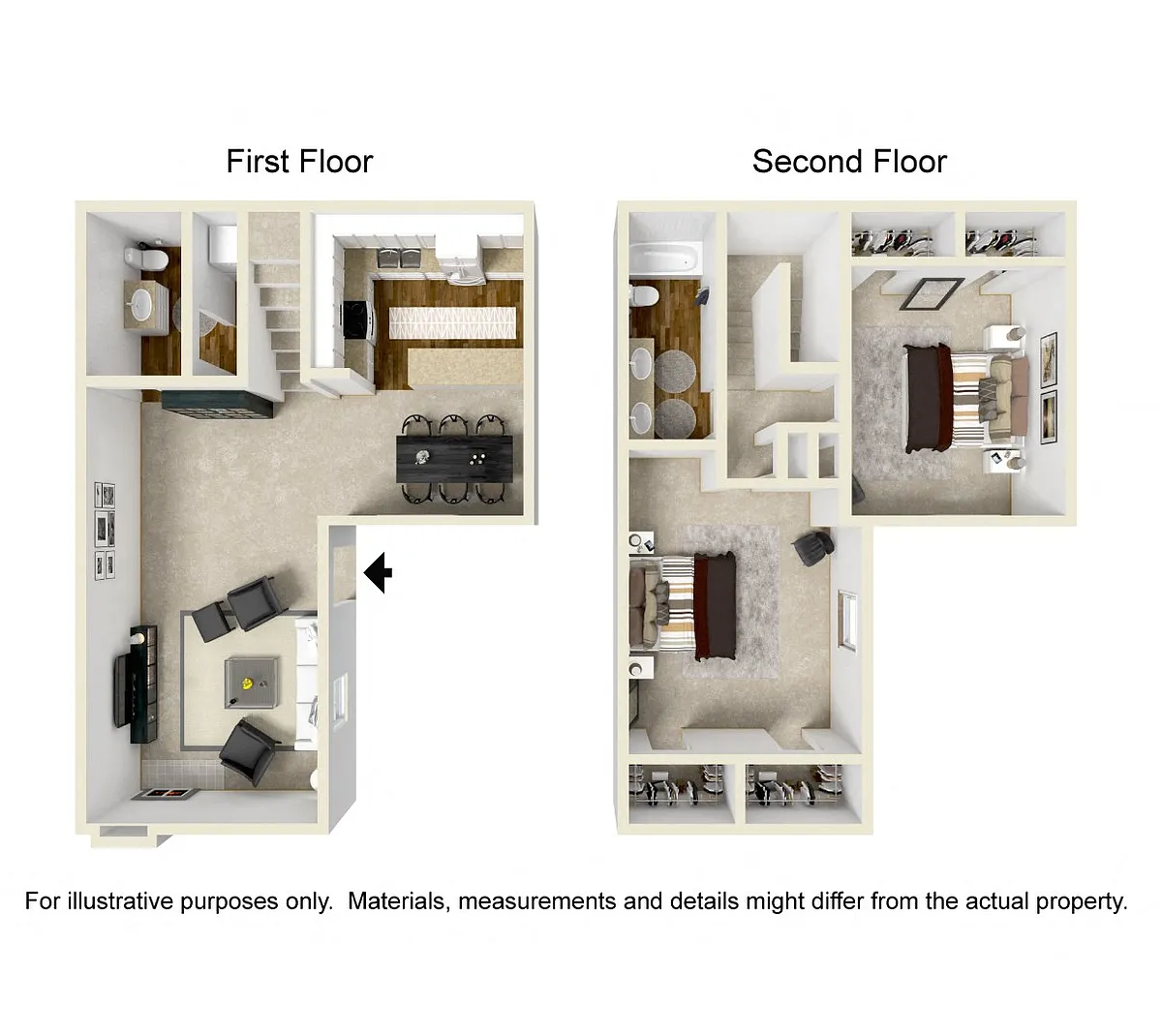 Floor plan 2I - TOWNHOME