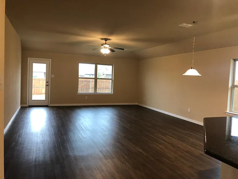 Huge living with dinning and open floor plan