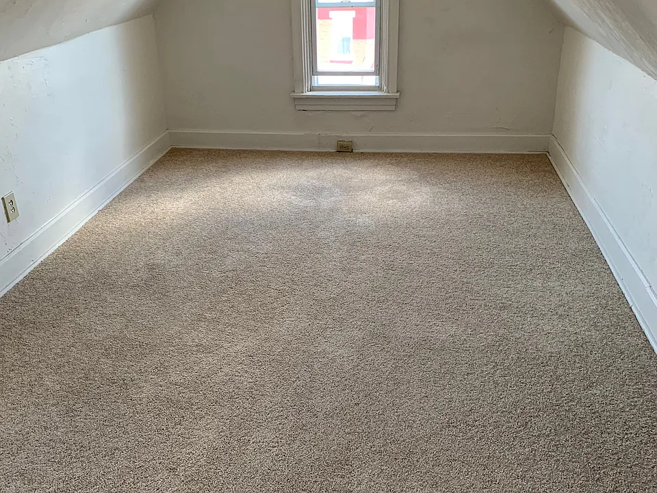Front bedroom, top floor, has its own high efficiency heat/ac unit.