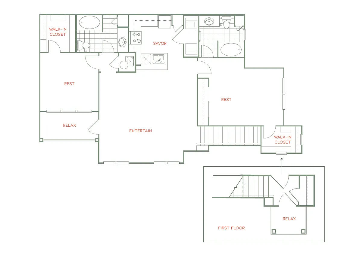 Floor plan B2