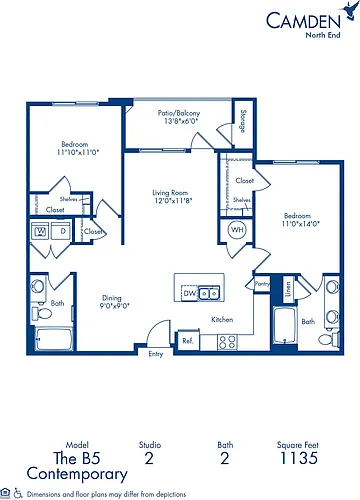 Floor plan The B5