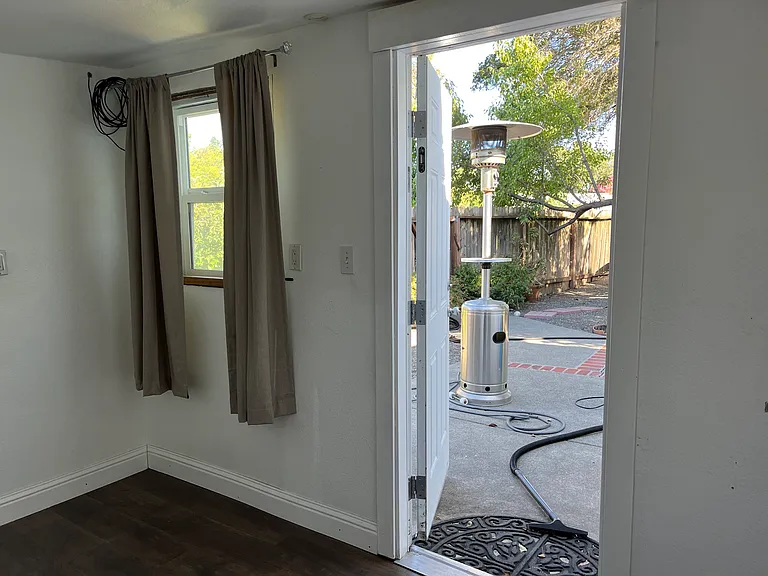 Bonus room behind garage