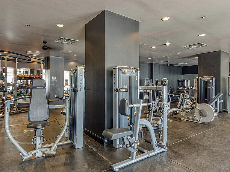 Fully equipped fitness center