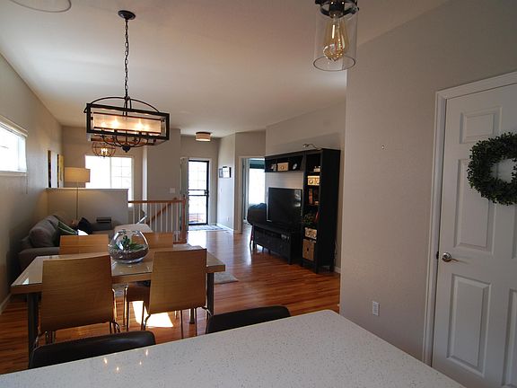 Laundry area and garage are accessed via the door on the far right.