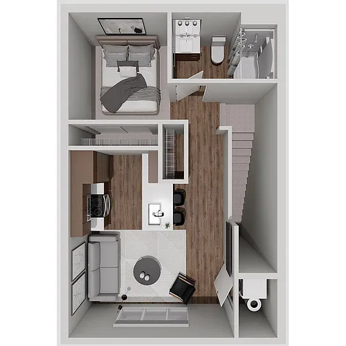 Floor plan The Nest (upper)