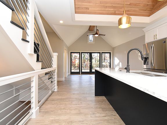 Kitchen and living area