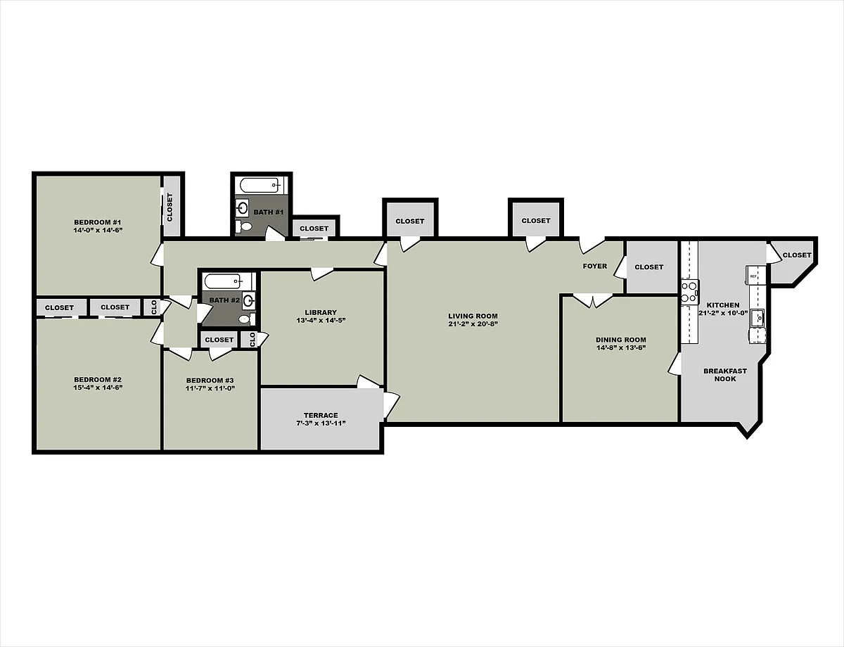Floor plan Penthouse