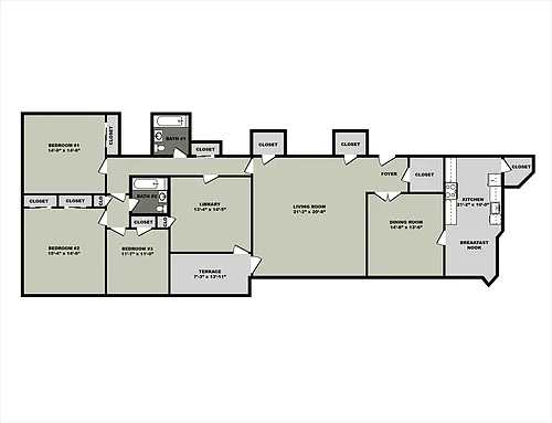 Floor plan Penthouse