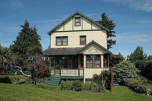 Victorian style newer home