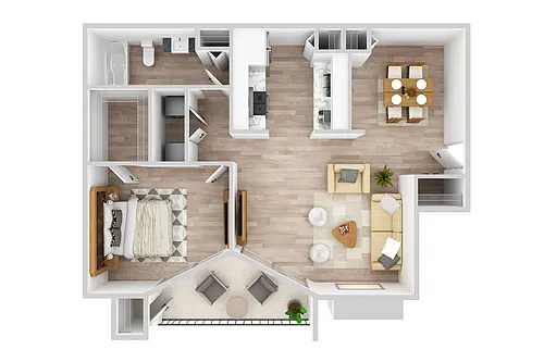 Floor plan Burgundy