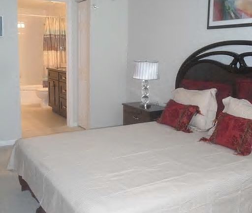 spacious beedroom