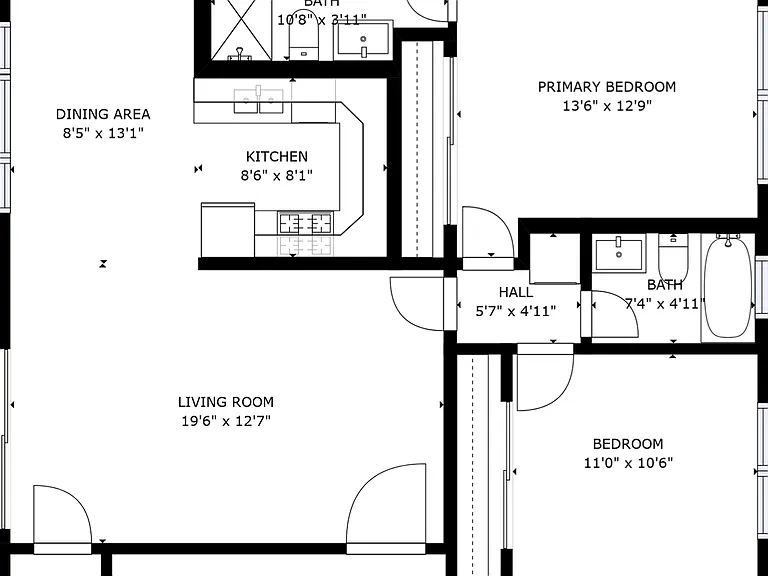2BR/2BA Layout 2BR/2BA Layout