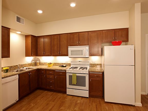 Modern kitchens with granite counters