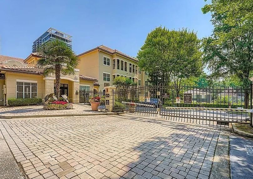 Two gated entrances and exits. One on Juniper and one on 10th Street. Reserved and visitor parking spaces.