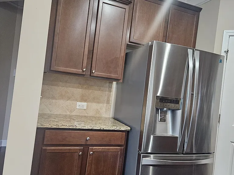 Laptop area and refrigerator