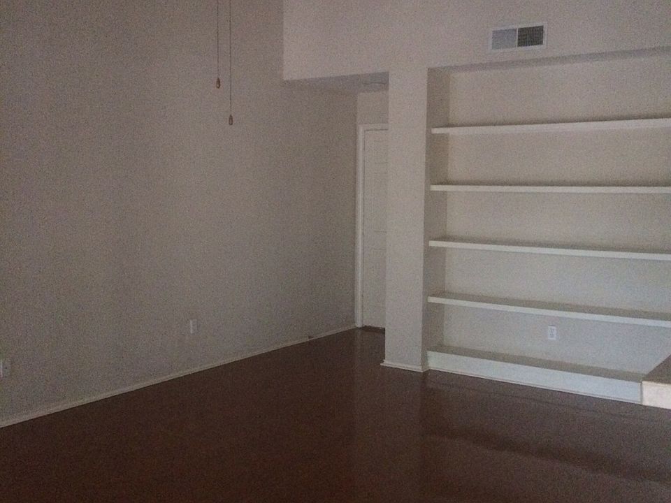 Living Room with Built In Bookshelves