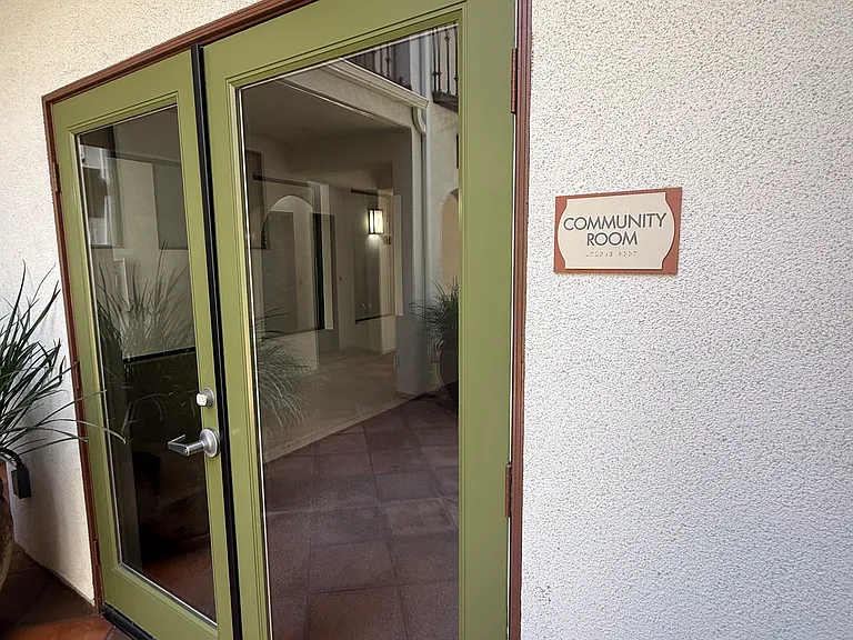 Community room available to all.