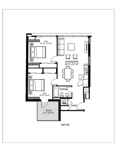 Floor plan 403