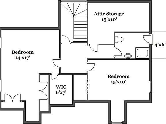 Third Level Floor Plan