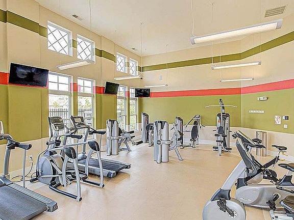 Stay active your way in our fully equipped fitness center, featuring treadmills, bikes, and TVs throughout _ perfect for West Lafayette residents on the move.