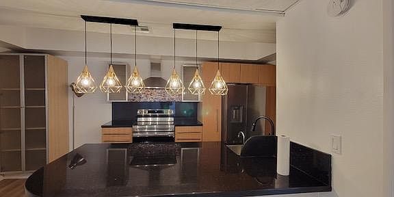 All brand new appliances, state of the art appliances, upgraded cabinets and lighting.